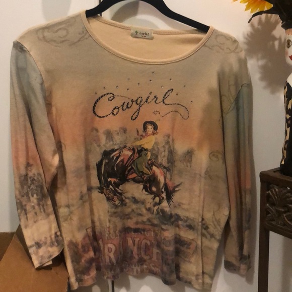 Tops - Cowgirl top With sparkle